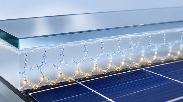 Functional coating applied to glass and photovoltaic materials
