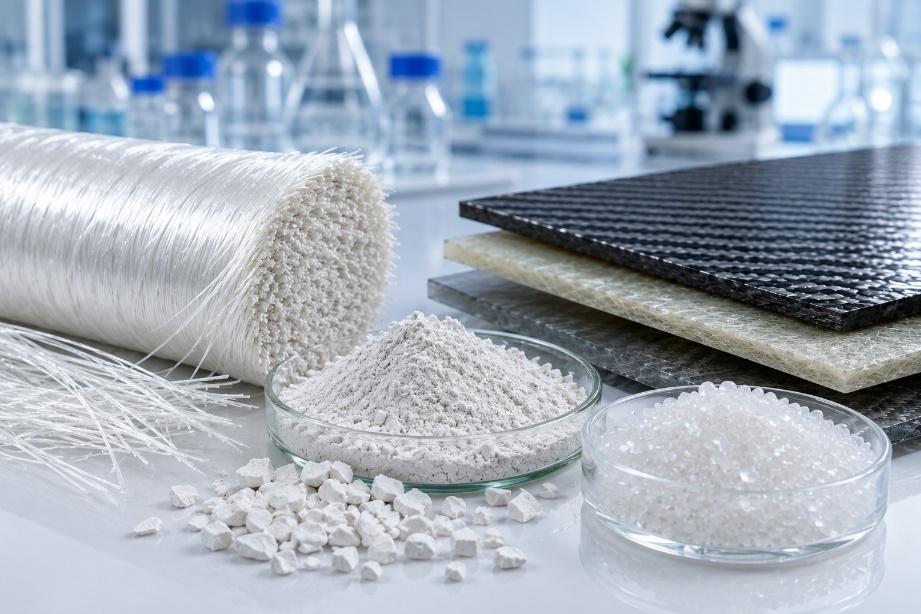 Polymer matrices and inorganic reinforcement materials