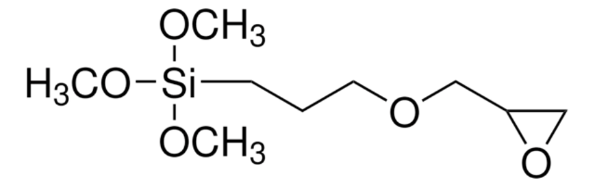 Chemical structure of GPTMS KH-560