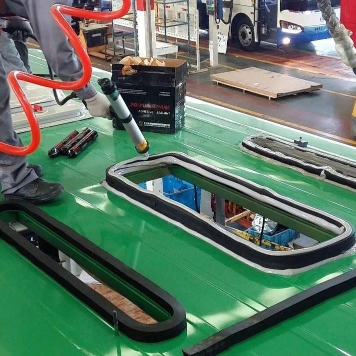 Automated polyurethane sealing application